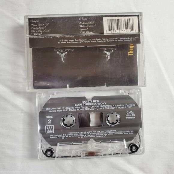 Boyz II Men – Cooleyhighharmony Cassette Album 1991 Motown Records - Picture 2 of 3